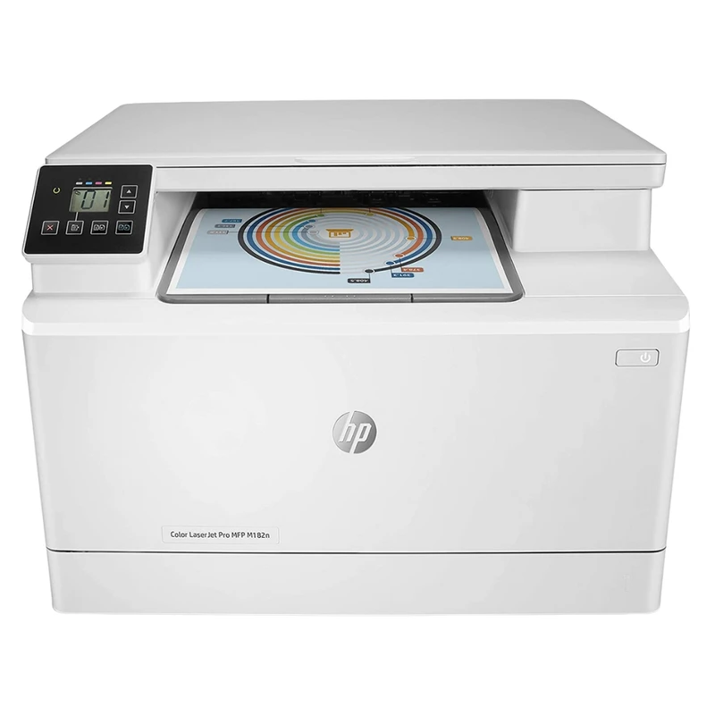 پرینتر اچ‌ پی رنگی سه کاره با چاپ لیزری مدل LaserJet Pro MFP M182n