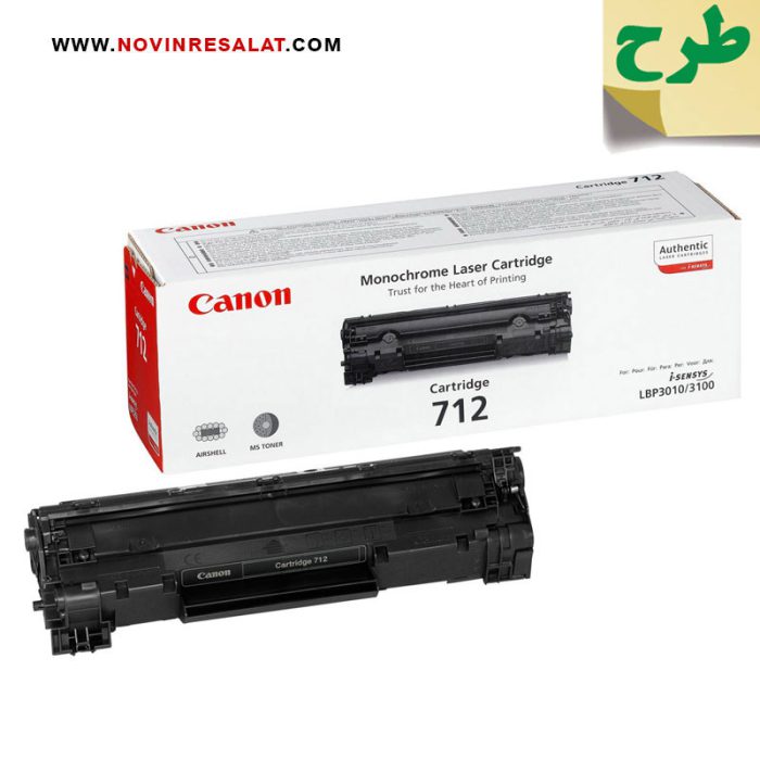 تونر کارتریج طرح اصلی Canon 712